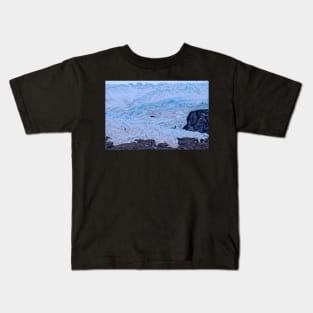 At the Glacier's Edge - Arctic Svalbard Kids T-Shirt